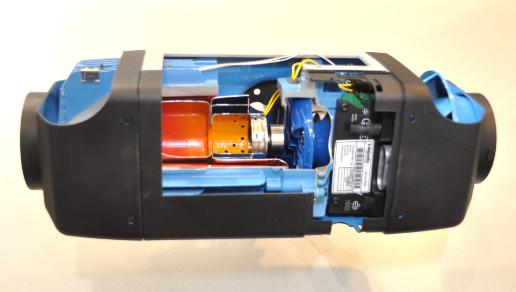Diesel Heater cut-open view.